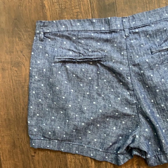 Old Navy Polka Dot Denim Shorts, Size 16 - Picture 7 of 7